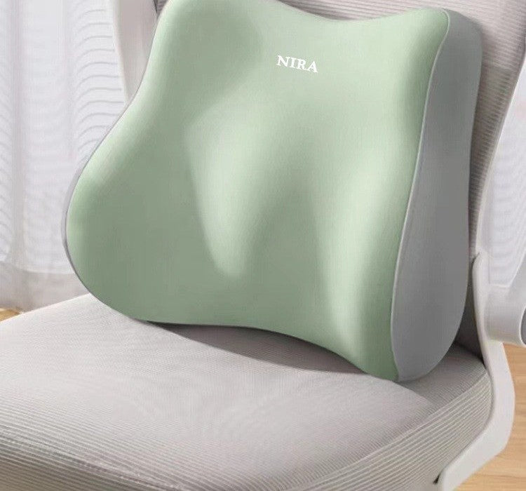 Memory foam lumbar support pillow by Glow Ritual