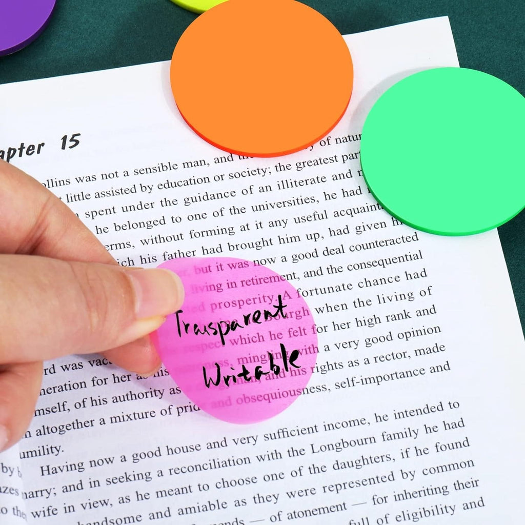 Round sticky note set by Glow Ritual