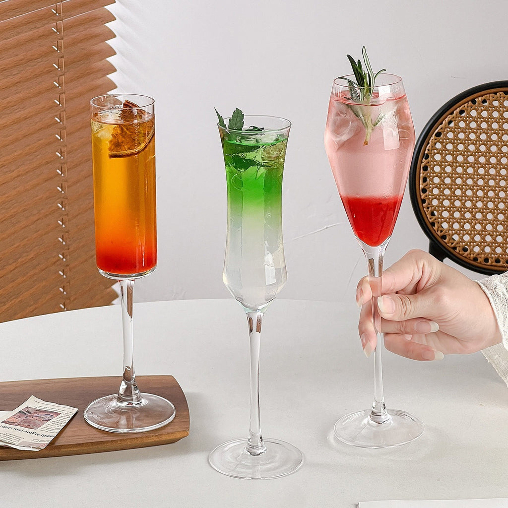 Champagne flutes by Glow Ritual