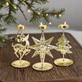 Christmas metal candle holder by Glow Ritual