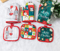 Christmas oven mitts set by Glow Ritual