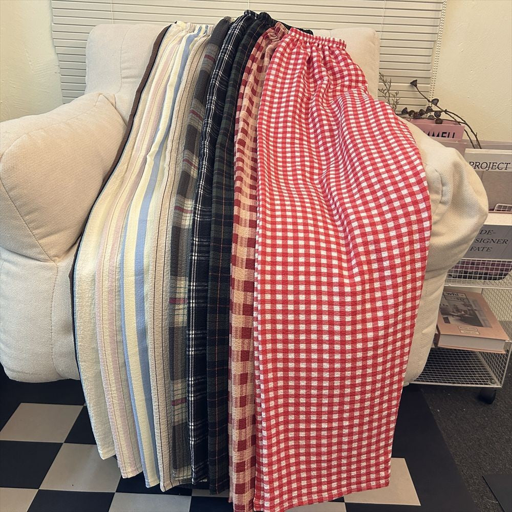 Plaid flannel pajama pants by Glow Ritual