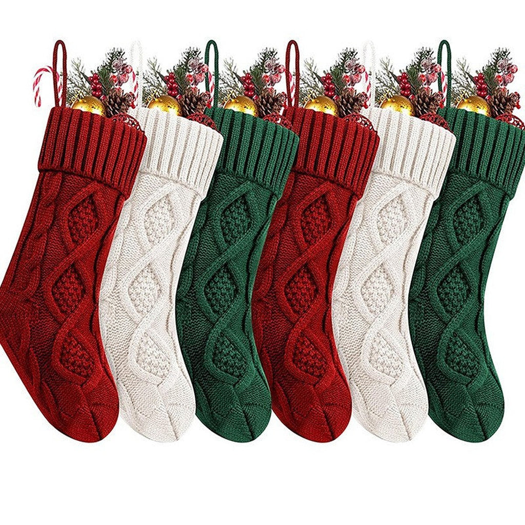 Knit Christmas stocking by Glow Ritual