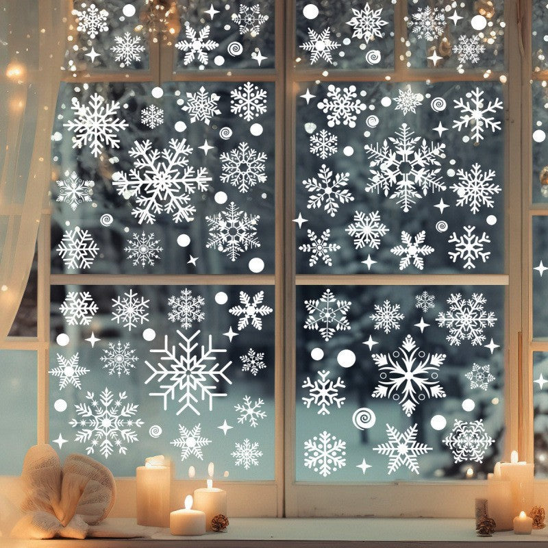Christmas window clings by Glow Ritual