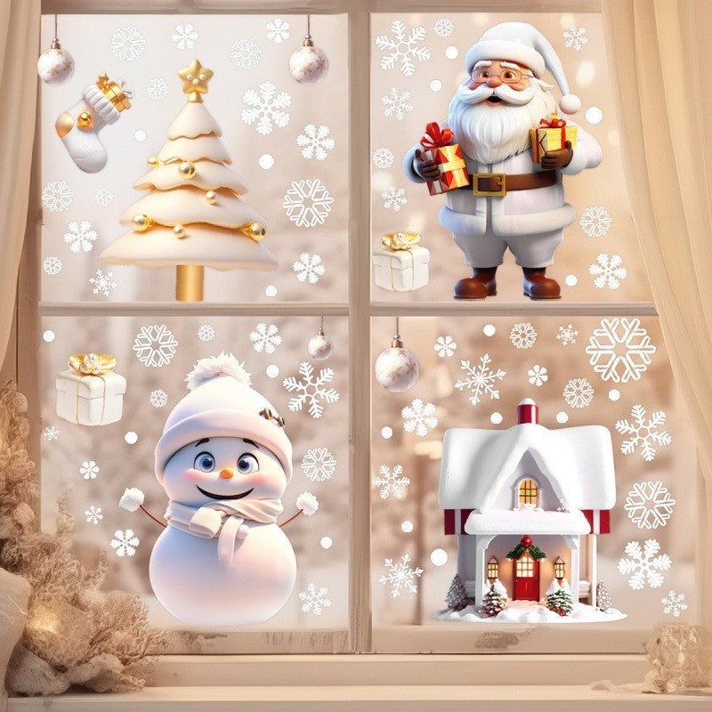 Christmas window clings by Glow Ritual