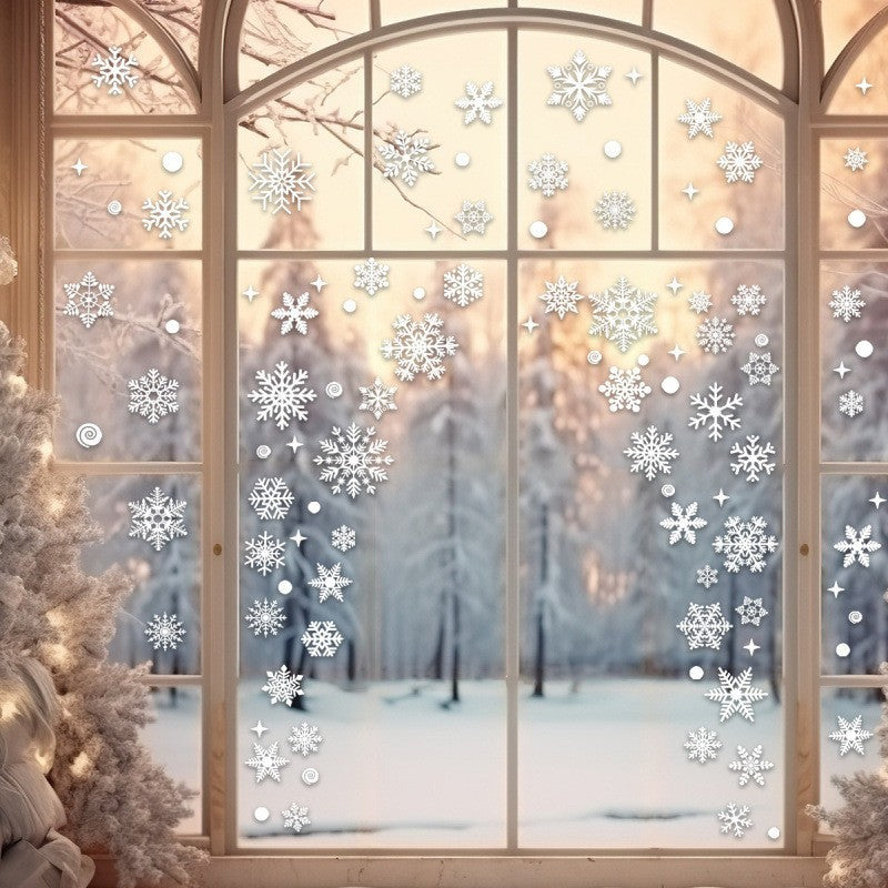 Christmas window clings by Glow Ritual