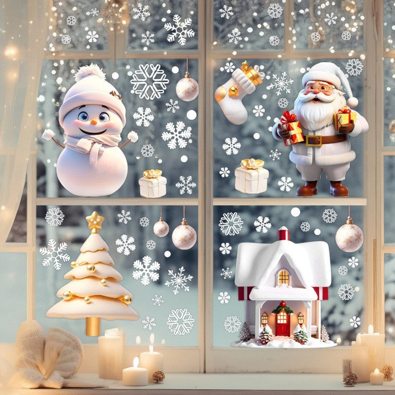 Christmas window clings by Glow Ritual