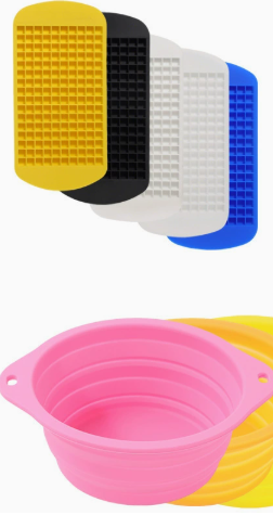 Collapsible Facial Ice Bowl & Ice Mold Collection