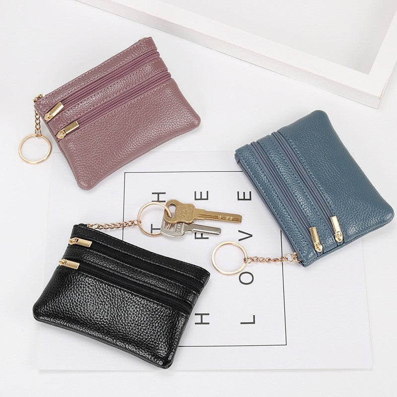 Leather coin purse by Glow Ritual