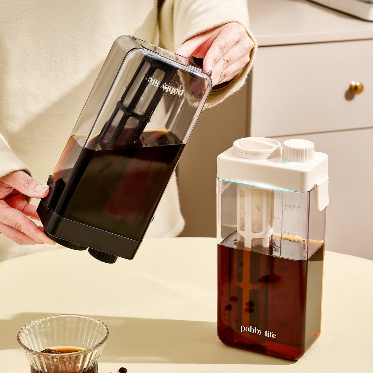 Cold brew coffee maker pitcher by Glow Ritual