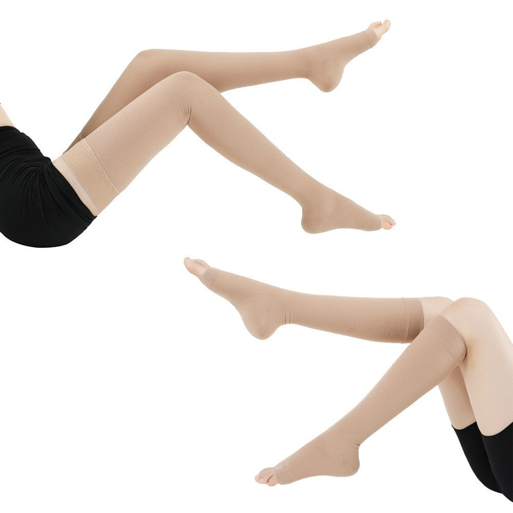 Knee-high compression socks by Glow Ritual
