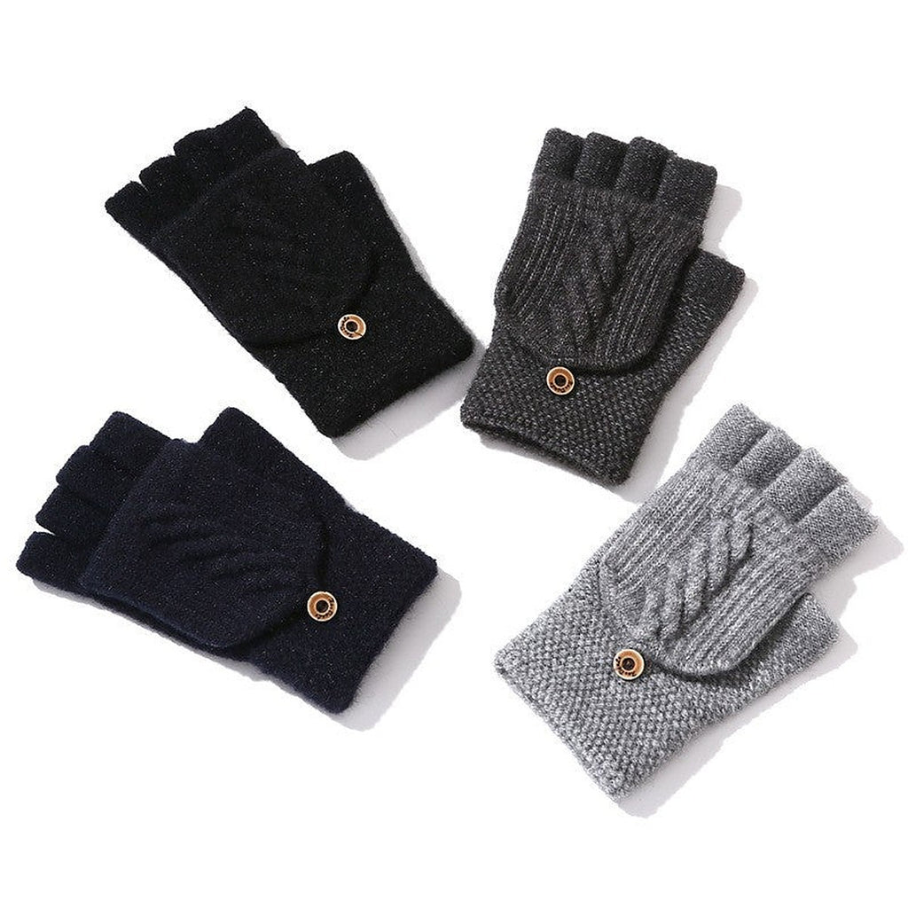 Convertible fingerless mittens by Glow Ritual