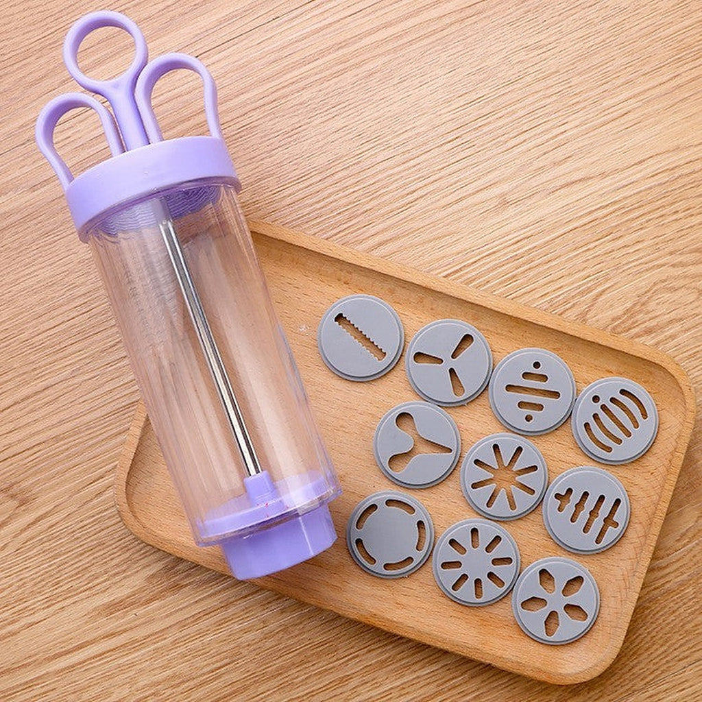 Cookie press gun set by Glow Ritual