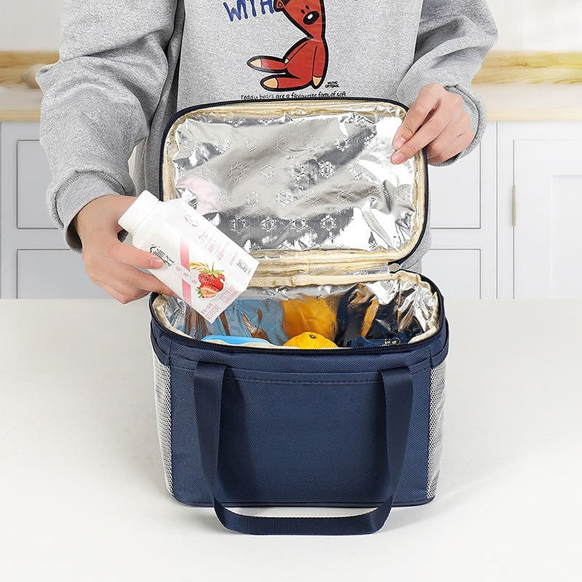 Insulated lunch cooler bag by Glow Ritual