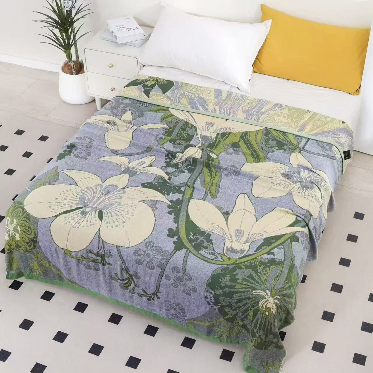 Bamboo cooling blanket by Glow Ritual