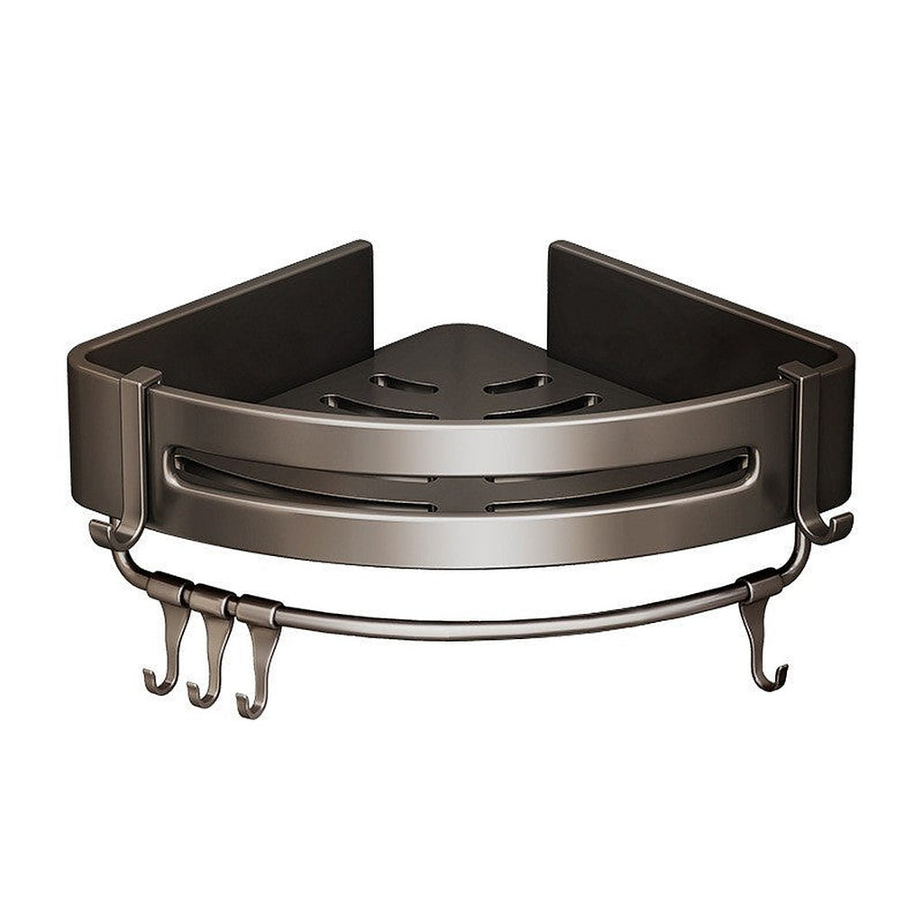 No-drill corner shower caddy by Glow Ritual