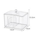 Acrylic cotton pad and swab organizer by Glow Ritual