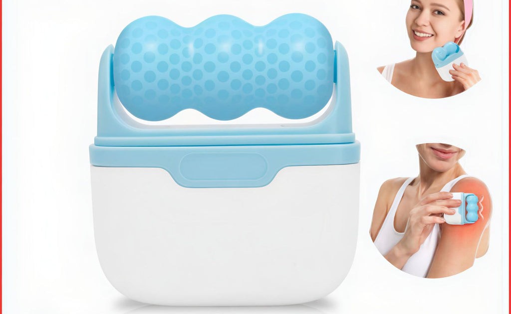 Mini Dual-Roller Cooling Facial Massager