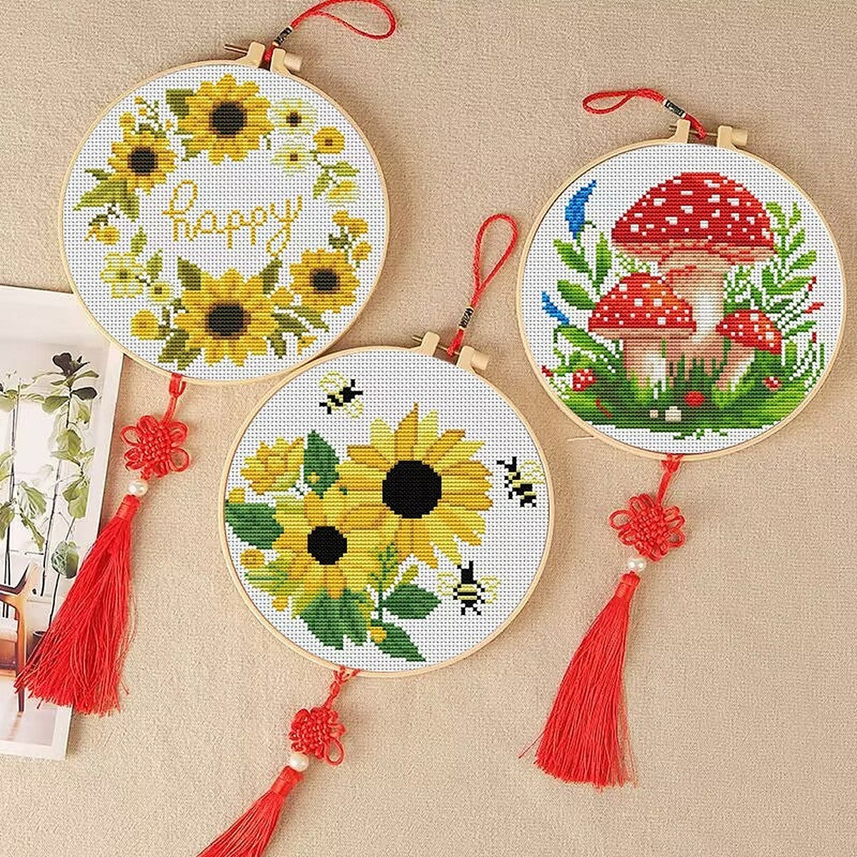 Embroidery kit for beginners by Glow Ritual