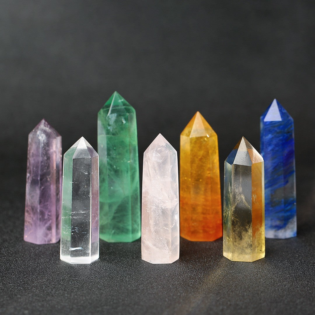 Natural crystal point by Glow Ritual