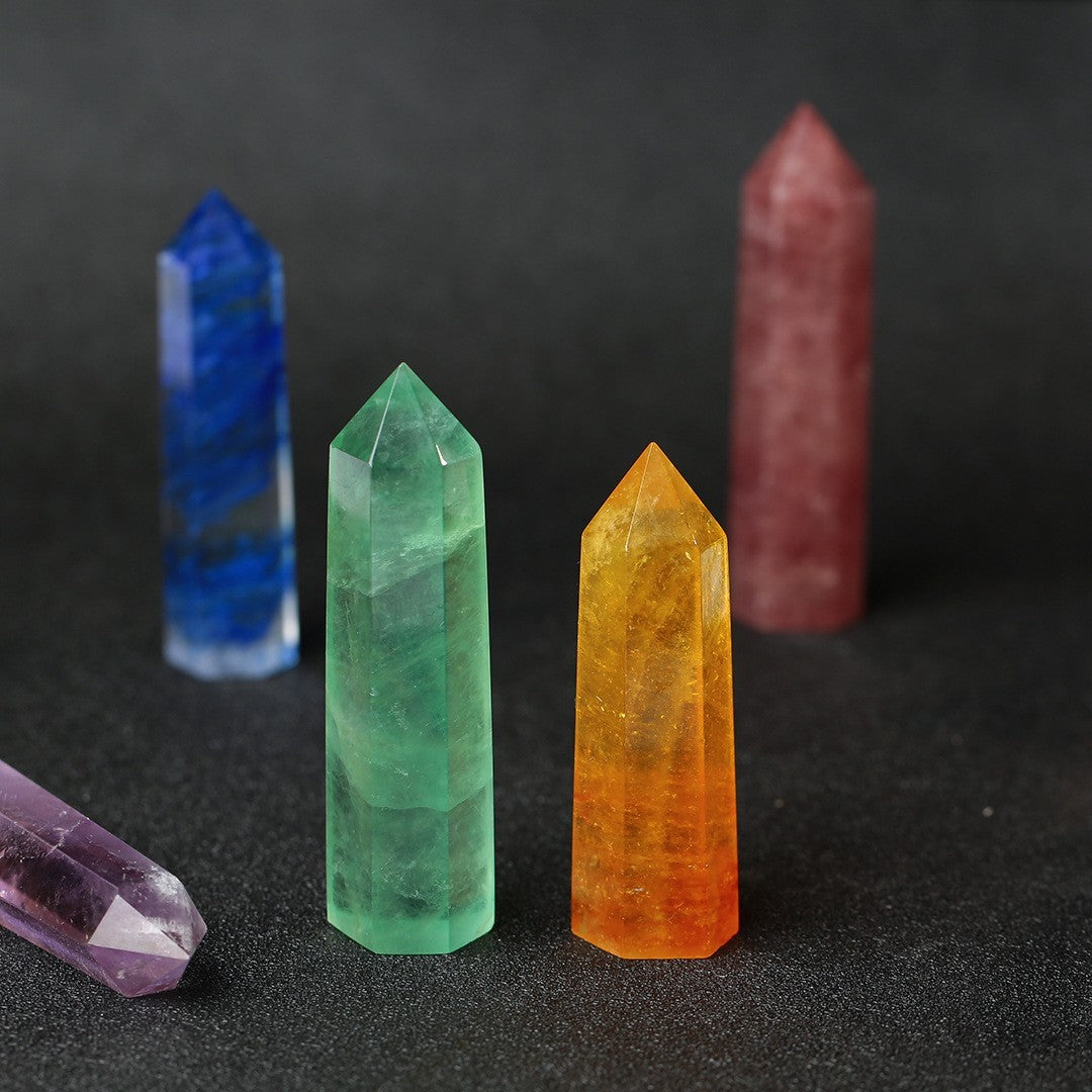 Natural crystal point by Glow Ritual