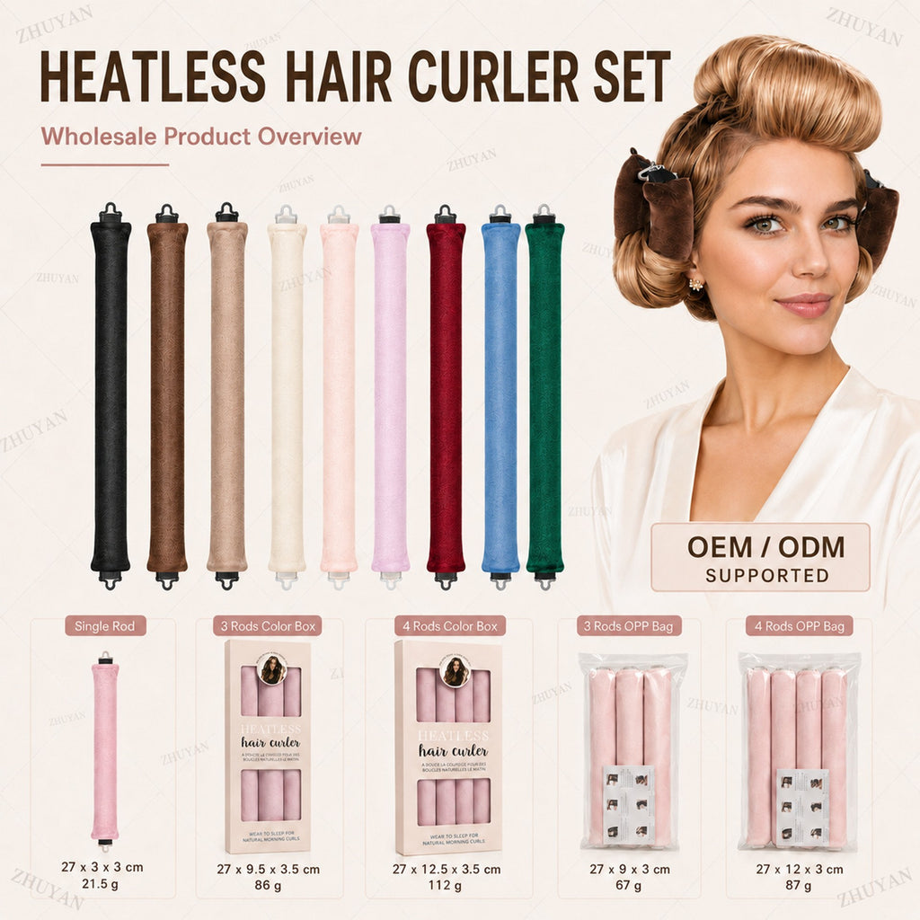 Heatless curling rods by Glow Ritual