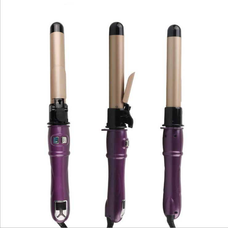 Auto rotating curling iron by Glow Ritual
