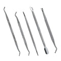 Stainless steel cuticle pusher set by Glow Ritual