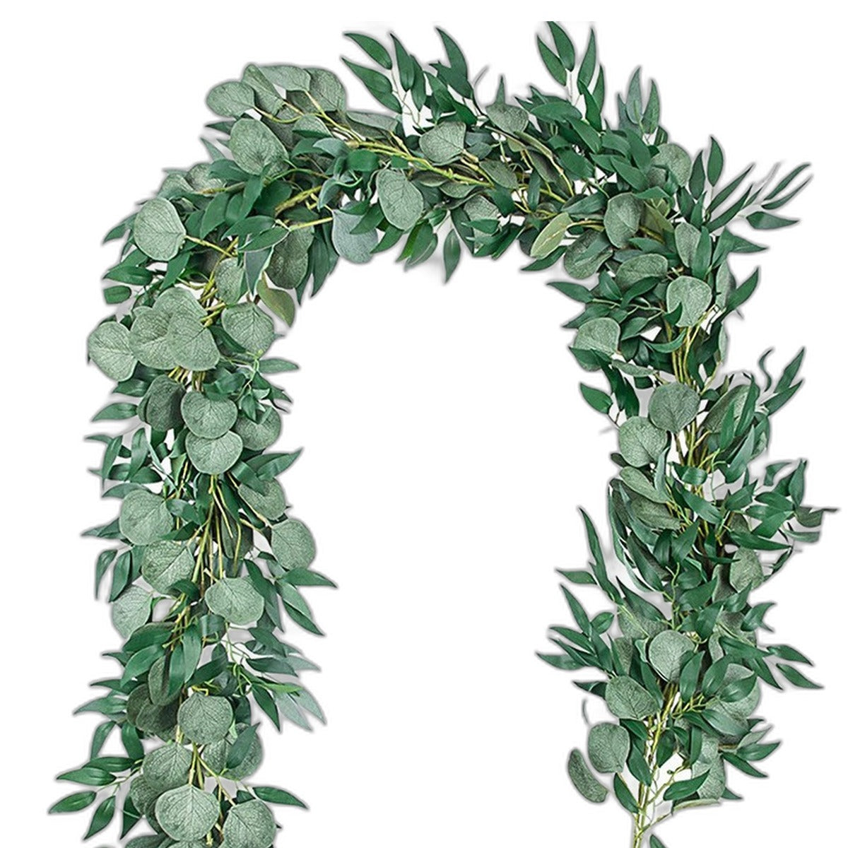 Artificial eucalyptus garland by Glow Ritual