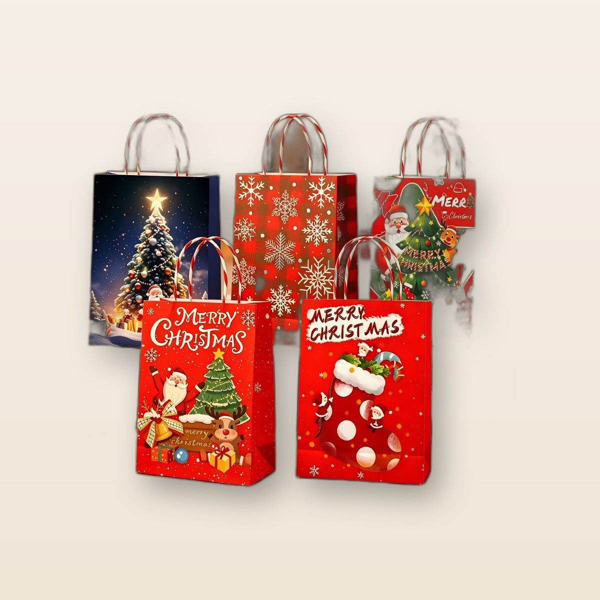 Christmas gift bags by Glow Ritual