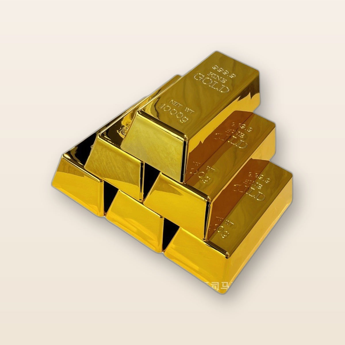 Gold bar door stop by Glow Ritual