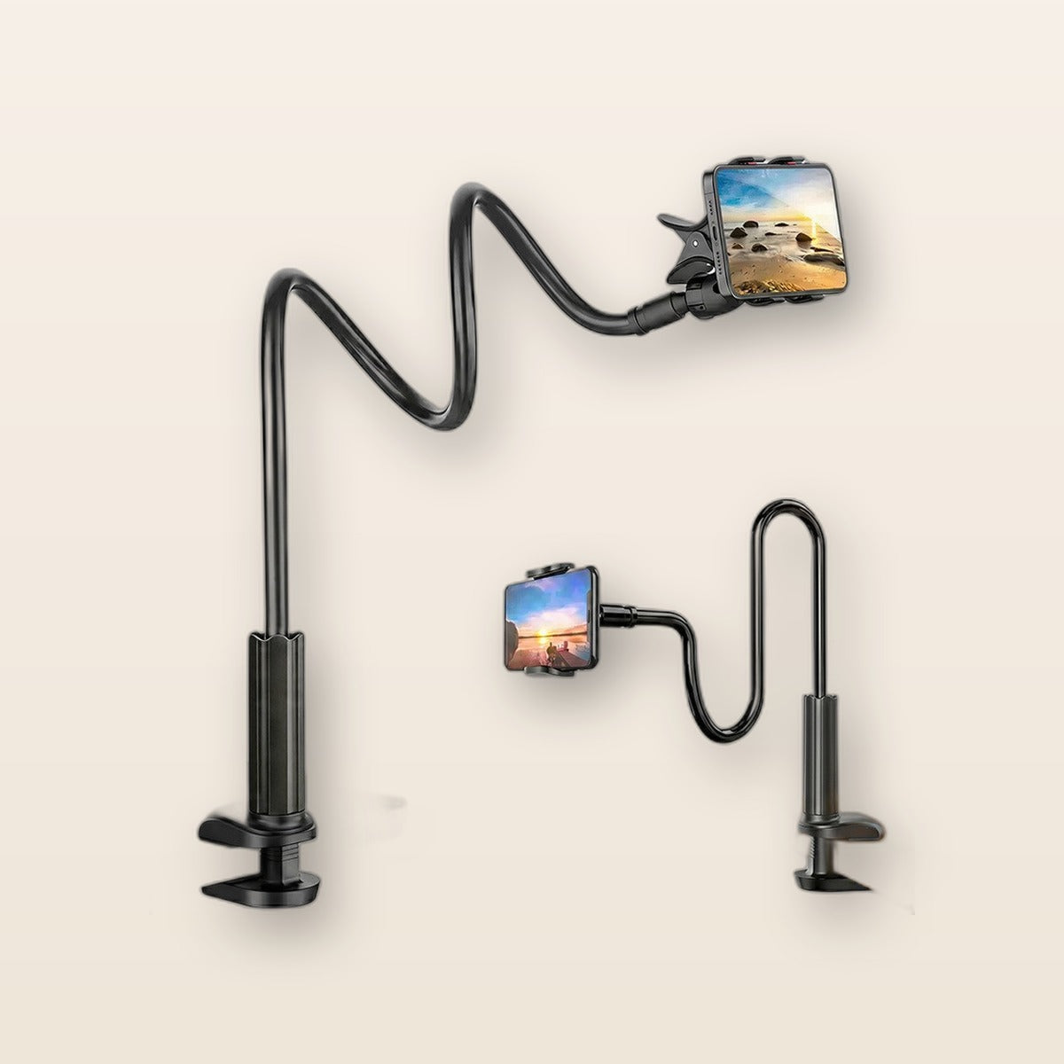 Gooseneck phone and tablet holder by Glow Ritual