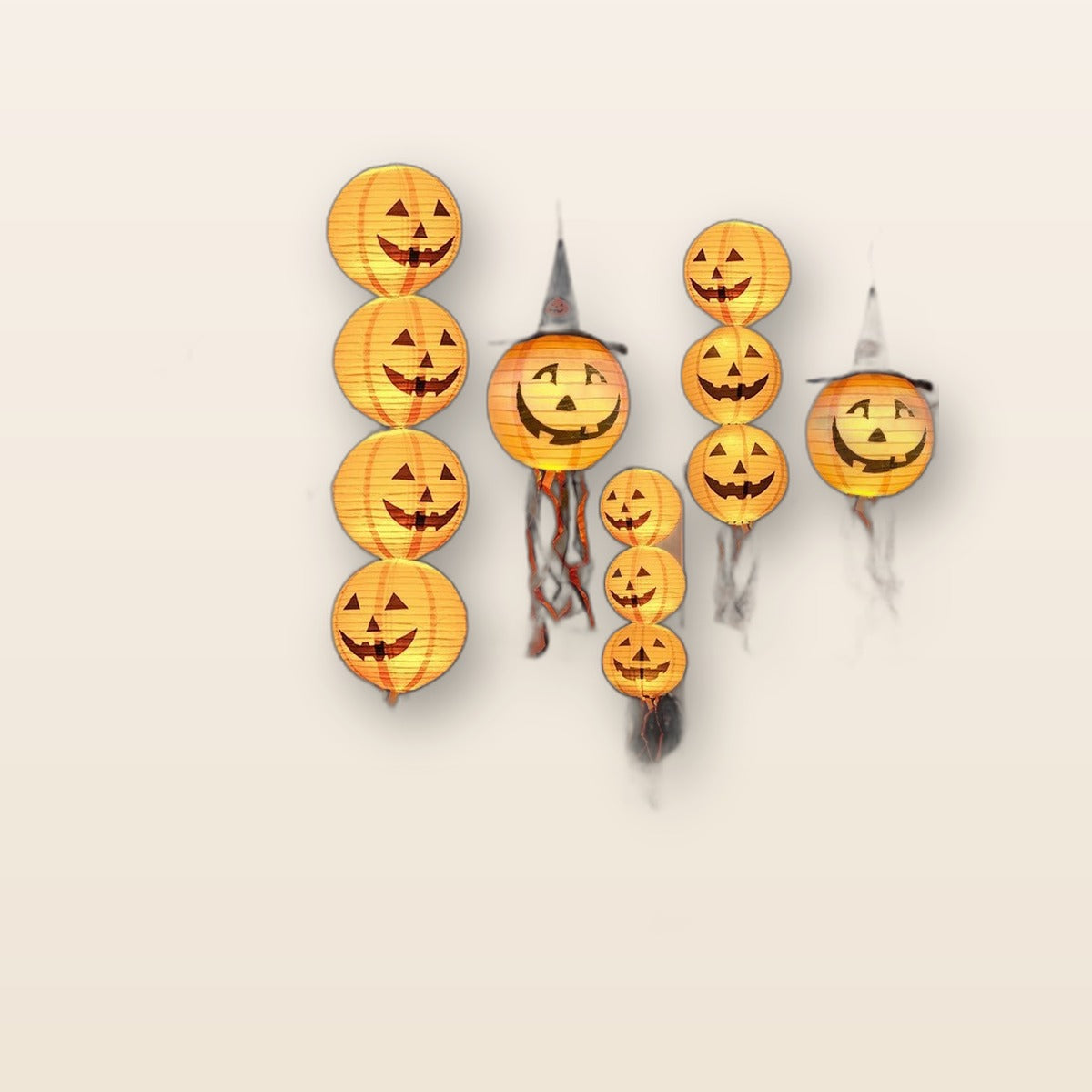 Pumpkin paper lanterns by Glow Ritual