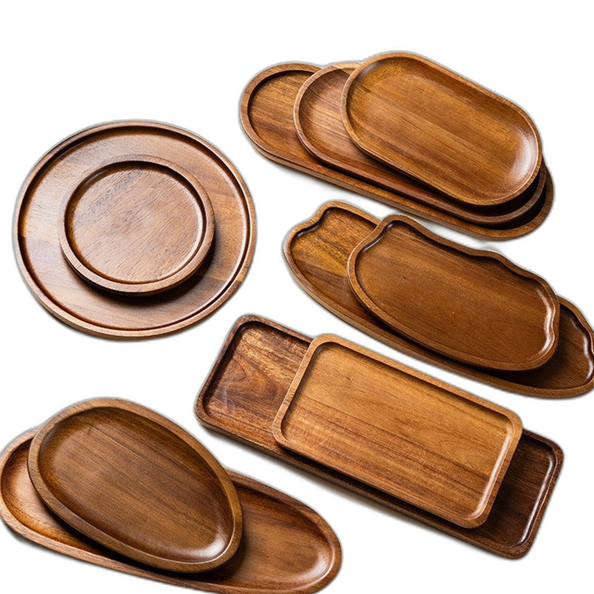 Acacia wood catchall tray by Glow Ritual