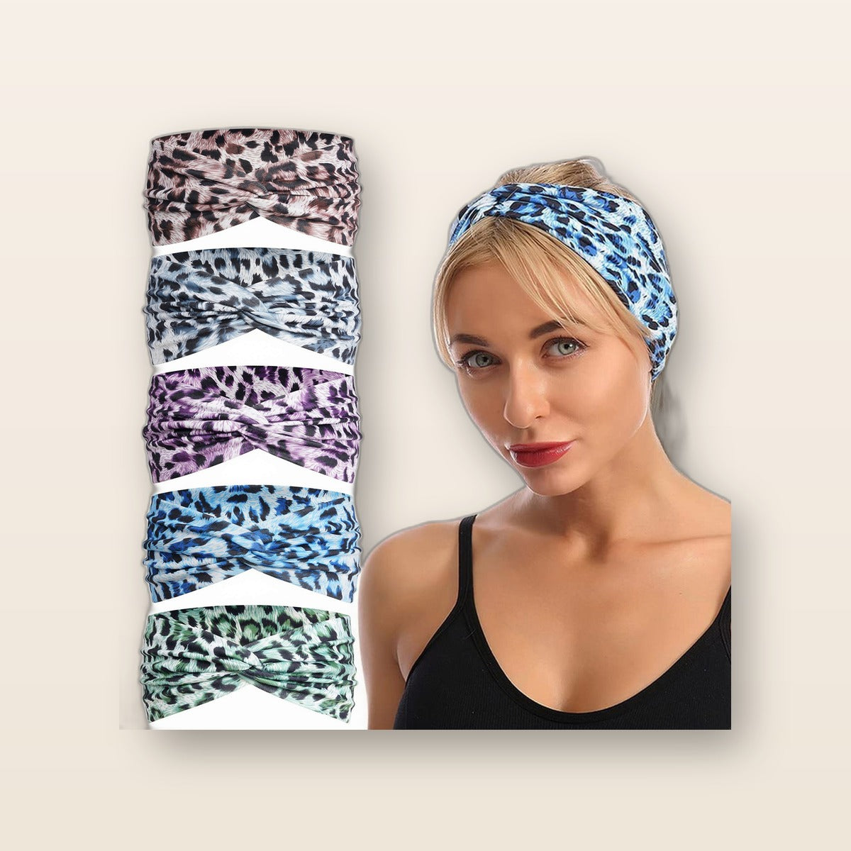 Non-slip yoga headband by Glow Ritual