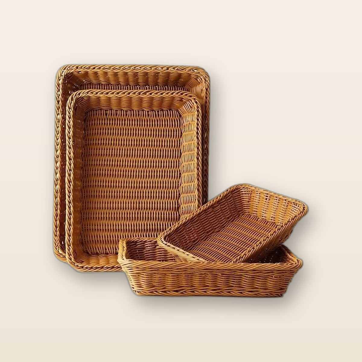 Woven bread basket by Glow Ritual