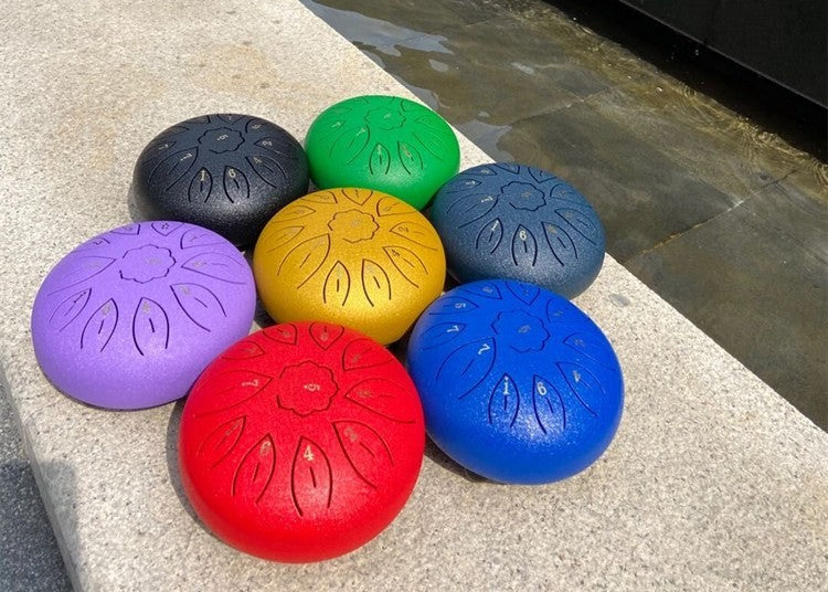 Steel tongue drum by Glow Ritual