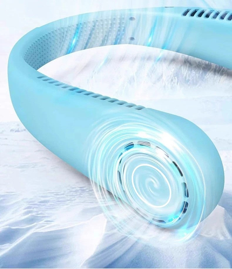 Bladeless neck fan by Glow Ritual