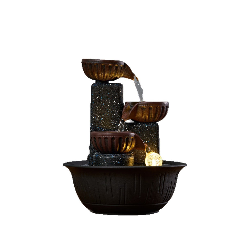Tabletop water fountain by Glow Ritual