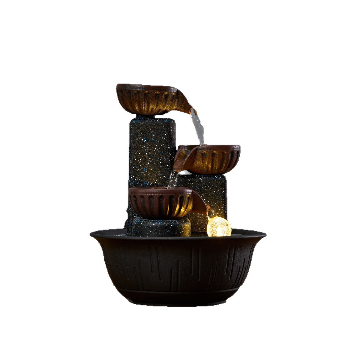 Tabletop water fountain by Glow Ritual