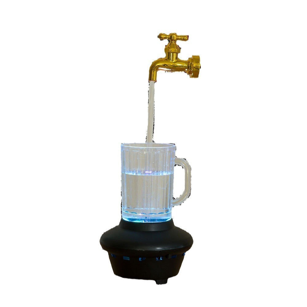 Magic floating faucet fountain by Glow Ritual