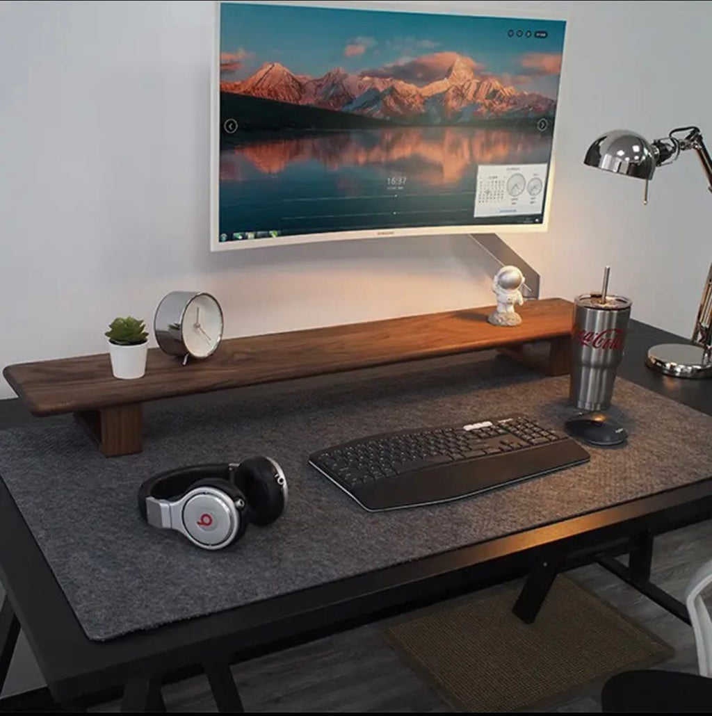 Felt desk mat by Glow Ritual