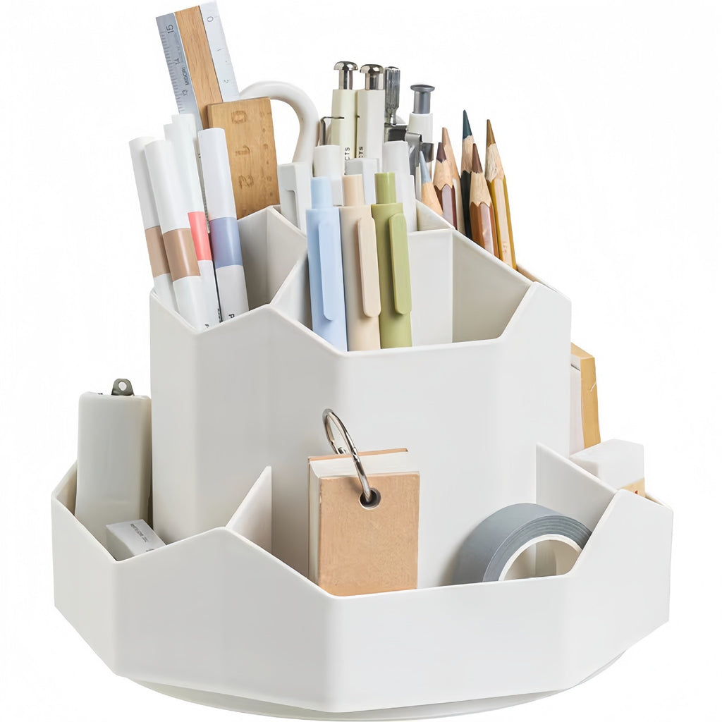 Rotating desk organizer by Glow Ritual