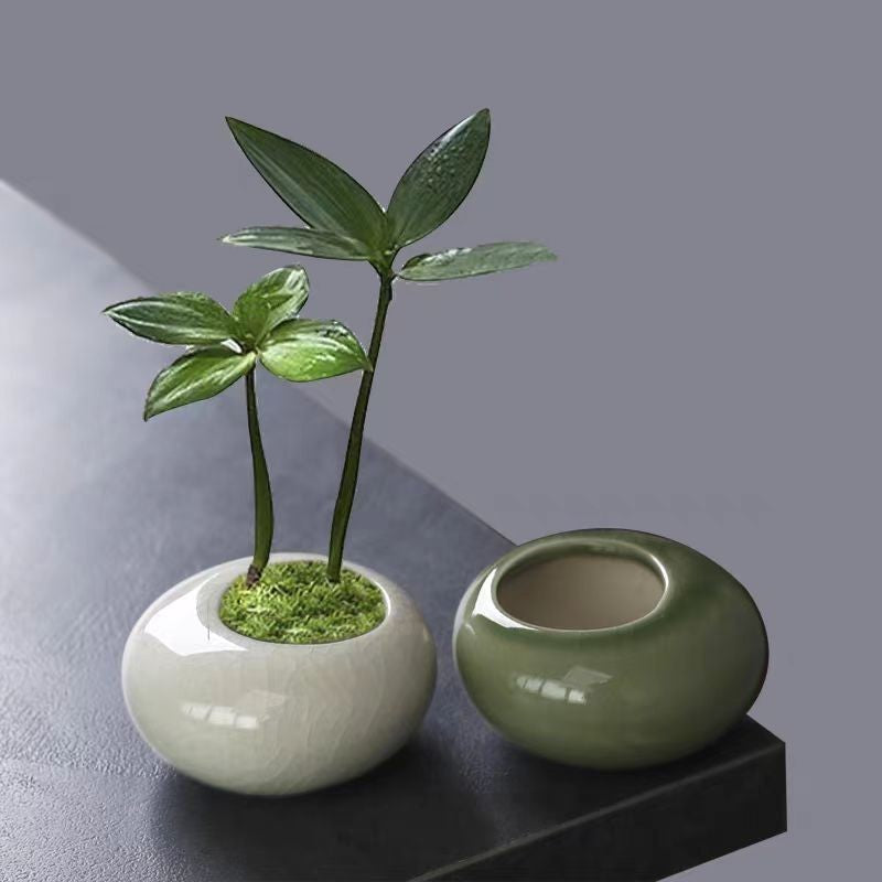 Mini ceramic planter set by Glow Ritual