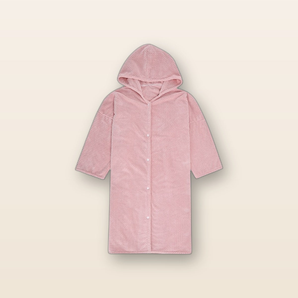 Hooded towel robe by Glow Ritual
