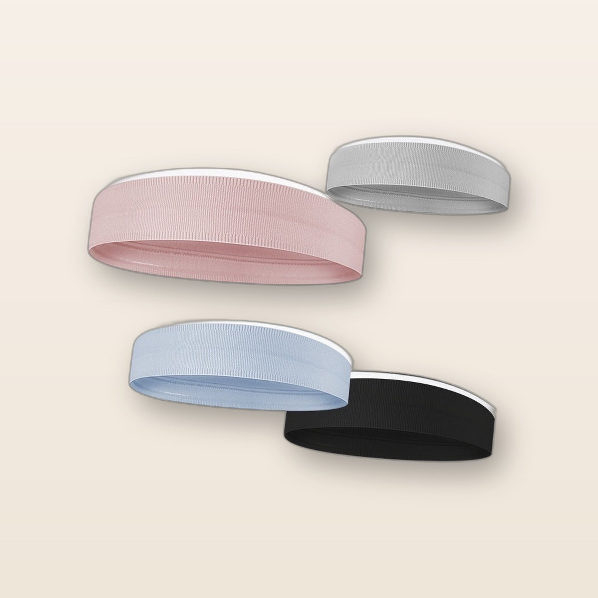 Silicone grip sweat headband by Glow Ritual