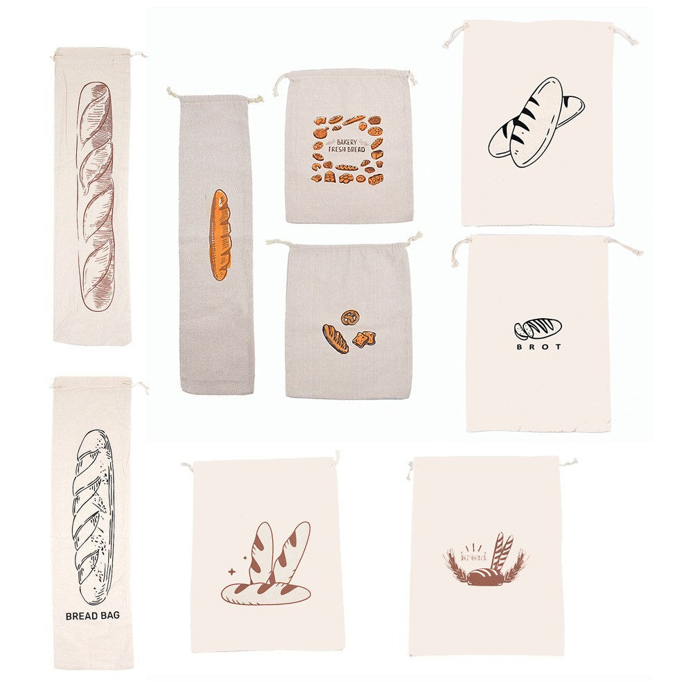Reusable cotton bread bag by Glow Ritual