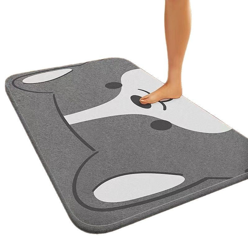 Quick-dry diatomite bath mat by Glow Ritual