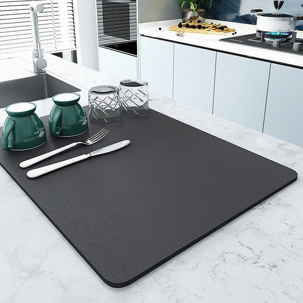 Diatomite dish drying mat by Glow Ritual