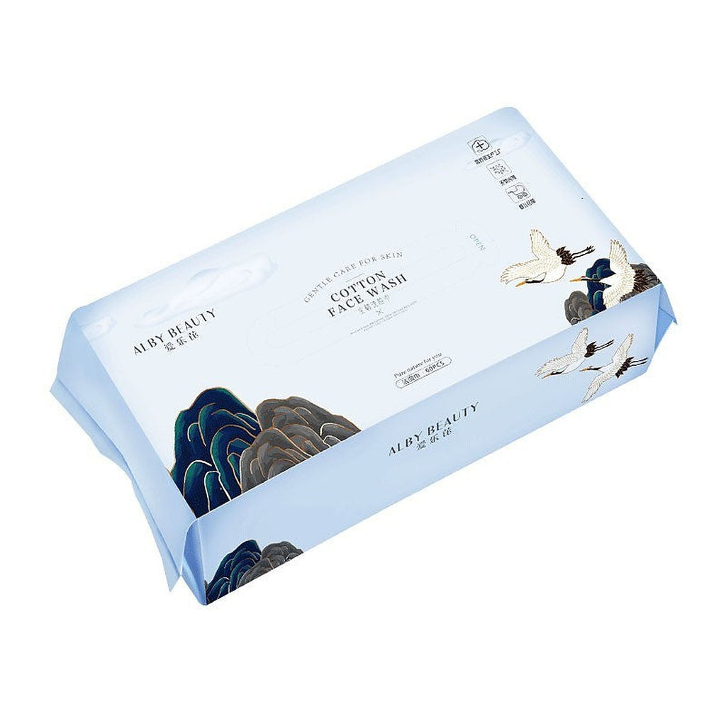 Disposable cotton face towels by Glow Ritual